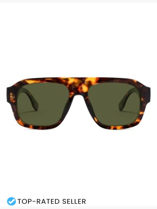 Oversized Aviator Sunglasses Polarized UV400 Protection Unisex Square Frame main image 6